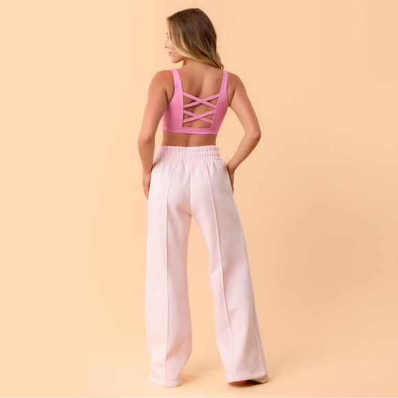 NWT! Target X Blogilates Women's Travel Trouser High-Rise Wide Leg Sweatpants M - Picture 5 of 9